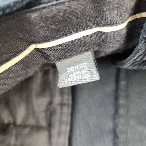 Croft & Barrow Pants Mens 36x32 Straight Corduroy Relaxed Fit Pleated Cuffed - Picture 7 of 9